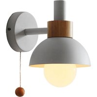 Led Wandleuchte mit Schalter Holz Wandleuchter c von TLILY