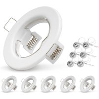 Stücke Unten Licht Rahmen Einbau led Decke Leuchten Downlight GU10 MR16 Spot Lichter Montage Leuchte Weiß von TLILY