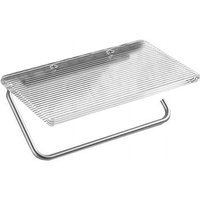 Tlily - Toilettenpapierhalter Wandmontage Tissue No-Punch Roll Badezimmerzubehör Silber von TLILY