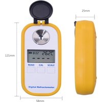 Tlily - Tragbares Digitales Honig-Refraktometer 4-In-1 -/Wasser-/Be'-/Brechungstester-MessgeräT DR301 Tlily - Tragbares Digitales Honig-Refraktometer 4-In-1 -/Wasser-/Be'-/Brechungstester-MessgeräT DR301 von TLILY