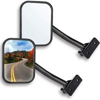 Türspiegel für tj jk Offroad-Morror, rechteckige Spiegel, Seitenspiegel, 2er-Pack von TLILY