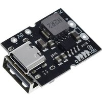 Typ-C USB 5V 2A Boost-Konverter Step-Up-Leistungsmodul Lithium-Batterie-Ladeschutzplatine DIY-Ladegerät Langlebig Einfache Installation mit Schweißen von TLILY