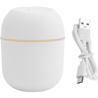 Tlily - USB-Luftbefeuchter, klein, 220 ml, tragbarer Mini-Kaltdiffusor für Schlafzimmer, Schreibtisch, Büro, Zerstäuber, unterwegs im Auto, weiß von TLILY