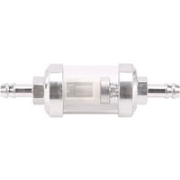 Tlily - Universal Chrom Glas Kraftstoff Benzin Rohöl Motor Inline Filter 5/16 '8mm Silber für Motorräder Tlily - Universal Chrom Glas Kraftstoff Benzin Rohöl Motor Inline Filter 5/16 '8mm Silber für Motorräder von TLILY
