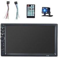 Tlily - Universeller 7--2-Din-Autoradio-Recorder-Player Touchscreen-Stereo-MP5-Bluetooth-Multimedia-Player mit Kamera 7018B von TLILY