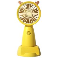 Usb Mini Handventilator Outdoor Desktop Büro Stumm Lade Tragbare Gelb von TLILY