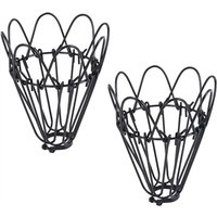 Verstellbarer Lampenschirm aus Drahtkäfig, 2er-Packung Metall-Birnenschutzgitter für Insel-Pendelleuchten, Tropfenlampenfassung Verstellbarer Lampenschirm aus Drahtkäfig, 2er-Packung Metall-Birnenschutzgitter für Insel-Pendelleuchten, Tropfenlampenfassung von TLILY