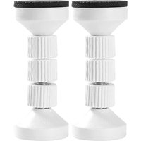 Verstellbares Bettrahmen-Anti-Shake-Werkzeug mit Gewinde für Bett, Kopfteilstopper, verhindert das Lösen, Anti-Shake-Fixierer (2 Stück) - Weiß von TLILY