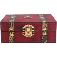 Tlily - Vintage Holz Schatztruhe Aufbewahrungsbox Schloss Organizer Fall Faltbare Mini Kleine Holz Wohnkultur Container Schmuckstück Schmuck Bin Tlily - Vintage Holz Schatztruhe Aufbewahrungsbox Schloss Organizer Fall Faltbare Mini Kleine Holz Wohnkultur Container Schmuckstück Schmuck Bin von TLILY