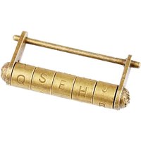 Tlily - Vintage-Zahlenschloss, Alphabet-Schmuckkästchen-Vorhängeschloss, geeignet für Holzkofferschublade von TLILY