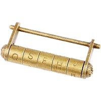 Tlily - Vintage-Zahlenschloss, Alphabet-Schmuckkästchen-Vorhängeschloss, geeignet für Holzkofferschublade von TLILY