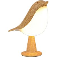 Vogel led Nachttischlampe Kleines schnurloses Nachtlicht Touch Control Schlafzimmer Tisch Leselampe Wohnkultur von TLILY