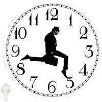 Walks Clock, Silly Walk Wall Eine interessante Uhr für Schlafzimmer, Küche, Wohnzimmer, neuartige Wohnkultur c von TLILY
