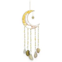 Tlily - Wandbehang Farbe Edelstein Traumfänger Home Decor Zimmer Fenster Garten Windspiele Catcher Edelstein von TLILY