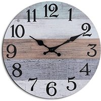 Wanduhr, 10 Zoll, leise, nicht tickende Uhren, batteriebetrieben, Uhr für Badezimmer, Küche, Schlafzimmer Wanduhr, 10 Zoll, leise, nicht tickende Uhren, batteriebetrieben, Uhr für Badezimmer, Küche, Schlafzimmer von TLILY