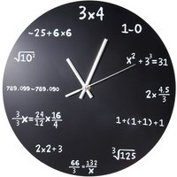 Wanduhr Acryl Mathematische Formel Uhren Wohnzimmer Büro Home diy Dekorationen Modernes Design von TLILY