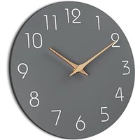 Wanduhr Leise Nicht Tickende Uhren Batteriebetrieben - Modern Einfach Holz Dekorativ von TLILY