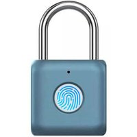Wasserdichtes biometrisches Fingerabdruckschloss, schlüsselloses Türschloss, Diebstahlsicherung, wiederaufladbares USB-Vorhängeschloss von TLILY