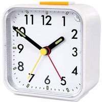 Wecker Analog Leise Kein Ticken mit Schlummerfunktion Lichtfunktionen Tragbar von TLILY