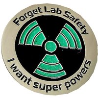Tlily - Wissenschafts-Emaille-Anstecknadel - Leuchtet im Dunkeln 'Forget Lab Safety i Want Super Powers'-Anstecknadel, Hutnadel Lustige Anstecknadel Tlily - Wissenschafts-Emaille-Anstecknadel - Leuchtet im Dunkeln 'Forget Lab Safety i Want Super Powers'-Anstecknadel, Hutnadel Lustige Anstecknadel von TLILY