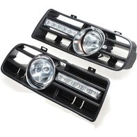 Tlily - x Led Grill Stoßstange Lichter Vorne Anti-Für 97-06 Golf 4 Mk4 Iv Schwarz von TLILY