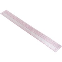 Zeichenwerkzeug Quadrate Winkel Parallele Linie Weicher Kunststoff Metrisches Lineal Klar Rosa von TLILY