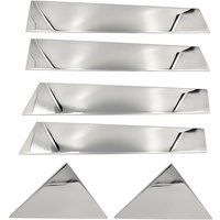 stücke Auto Tür Fenster Chrom Säule Post Trim 2005-2010 Chrysler 300 300c Chrome Trim Dekoration von TLILY