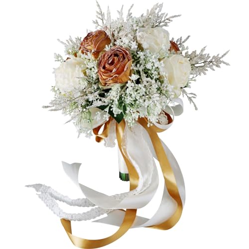 Brautjungfernsträuße Hochzeitsfotografie-Requisiten, Braut-Handstrauß, Rosen-Hochzeitsstrauß Bouquet Deko Brautjungfernsträuße Hochzeitsfotografie-Requisiten, Braut-Handstrauß, Rosen-Hochzeitsstrauß Bouquet Deko von TLMDXTEU