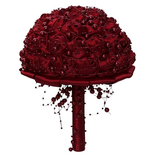 Brautjungfernsträuße Perlenband Brauthandstrauß Rosenhandstrauß Hochzeit Bouquet Deko Brautjungfernsträuße Perlenband Brauthandstrauß Rosenhandstrauß Hochzeit Bouquet Deko von TLMDXTEU