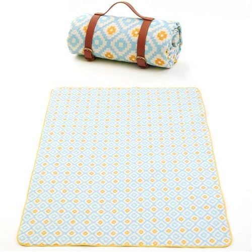 TLMDXTEU Maschinenwaschbare Picknickmatte, Strandmatte, Campingmatte for den Außenbereich Ideal für Outdoor(Colour 3,150x200cm) von TLMDXTEU