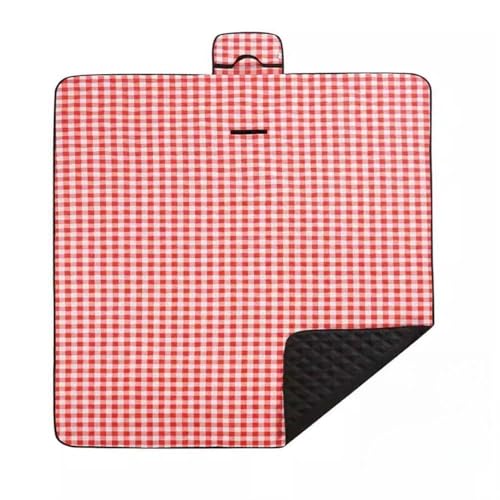 TLMDXTEU Tragbare Camping-Bodenmatten Outdoor-Strandmatten Ideal für Outdoor(rot,1.5x1m) von TLMDXTEU