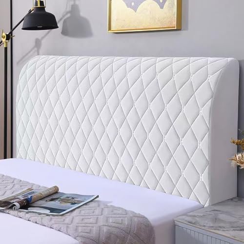 Bett Kopfteil Bezug/Überzug, Staubdichte Stretch Bett Kopfteil Abdeckung, Rückenschutz All-Inclusive Slipcover, Bettkopfteil Hussen Waschbarer All-in-One-Bezug ( Color : Beige , Size : 180cm(71inch) ) von TLMQYXZE