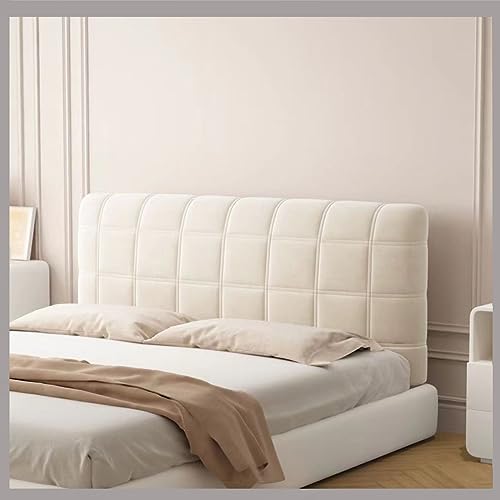 Bett Kopfteil Bezug/Überzug, Staubdichte Stretch Bett Kopfteil Abdeckung, Rückenschutz All-Inclusive Slipcover, Bettkopfteil Hussen Waschbarer All-in-One-Bezug ( Color : Beige , Size : 210cm(83inch) ) von TLMQYXZE