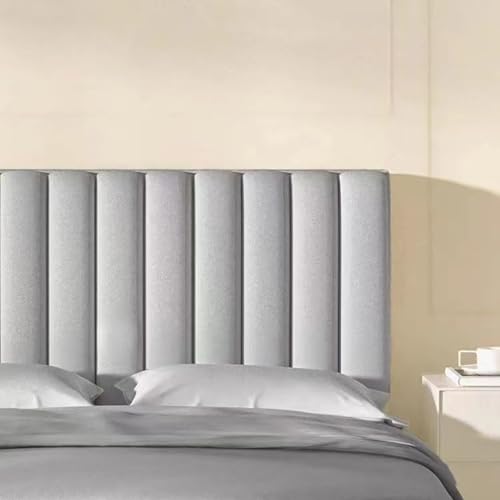 Bett Kopfteil Bezug/Überzug, Staubdichte Stretch Bett Kopfteil Abdeckung, Rückenschutz All-Inclusive Slipcover, Bettkopfteil Hussen Waschbarer All-in-One-Bezug ( Color : Light gray , Size : 210cm(83in von TLMQYXZE