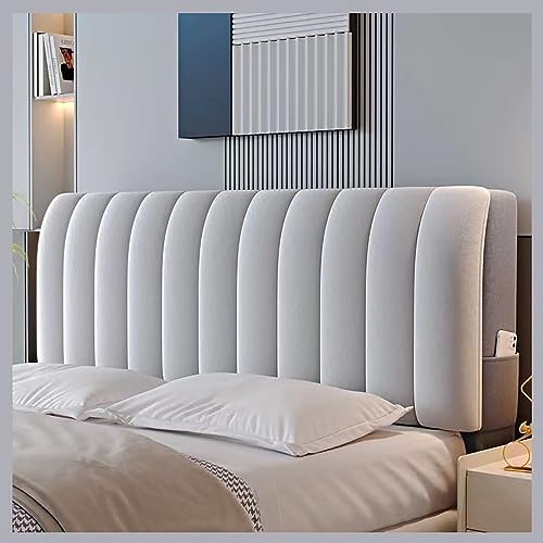 Bett Kopfteil Bezug/Überzug, Staubdichte Stretch Bett Kopfteil Abdeckung, Rückenschutz All-Inclusive Slipcover, Bettkopfteil Hussen Waschbarer All-in-One-Bezug ( Color : Light gray , Size : 200x60cm ) Bett Kopfteil Bezug/Überzug, Staubdichte Stretch Bett Kopfteil Abdeckung, Rückenschutz All-Inclusive Slipcover, Bettkopfteil Hussen Waschbarer All-in-One-Bezug ( Color : Light gray , Size : 200x60cm ) von TLMQYXZE