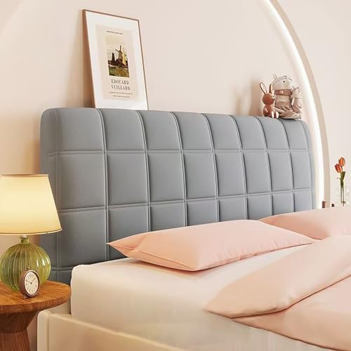 TLMQYXZE Kopfteilbezug Bett/Überzug, 180/140/160/200/180/190/200 Bett Kopfteil Bezug Bettkopfteil Hussen Strecken Headboard Cover All-Inclusive Staubdichte Kopfbedeckungen Bett Kopfteil Abdeckung(Dark von TLMQYXZE
