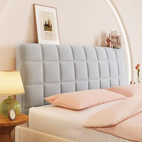 TLMQYXZE Kopfteilbezug Bett/Überzug, 180/140/160/200/180/190/200 Bett Kopfteil Bezug Bettkopfteil Hussen Strecken Headboard Cover All-Inclusive Staubdichte Kopfbedeckungen Bett Kopfteil Abdeckung(Ligh von TLMQYXZE