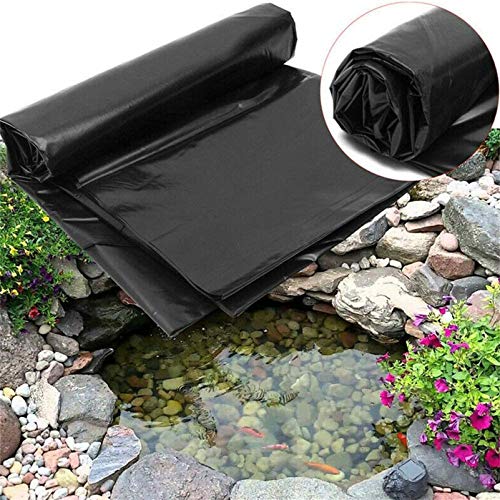 TLMYDD Teichfolien Pflanzenkübel Fischteich-Liner 0,2 mm / 0,3 mm Dicke Schwarze Pools Garten HDPE-Membran-verstärkte Garantie Landschaftsgestaltung Wasserdichtes Liner-Tuch von TLMYDD