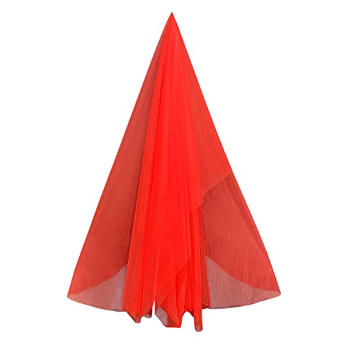 Brautschleier, schlichter Kathedralschleier aus Tüll for Damen, for Junggesellinnenabschiede und Junggesellinnenabschiede, WV-1, lang, rosa, 1-stufig, 68,9–175 cm, mehr als eine Größe.(Long - Red - 1 Brautschleier, schlichter Kathedralschleier aus Tüll for Damen, for Junggesellinnenabschiede und Junggesellinnenabschiede, WV-1, lang, rosa, 1-stufig, 68,9–175 cm, mehr als eine Größe.(Long - Red - 1 von TLTLT