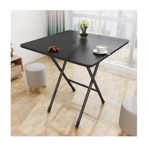 TLTLT Quadratischer Klapptisch, Klappbarer Veranstaltungstisch, Quadratischer Kartentisch aus massivem MDF for 4 Personen, Tragbarer Campingtisch, Klappbarer Spieltisch, Couchtisch TLTLT Quadratischer Klapptisch, Klappbarer Veranstaltungstisch, Quadratischer Kartentisch aus massivem MDF for 4 Personen, Tragbarer Campingtisch, Klappbarer Spieltisch, Couchtisch von TLTLT