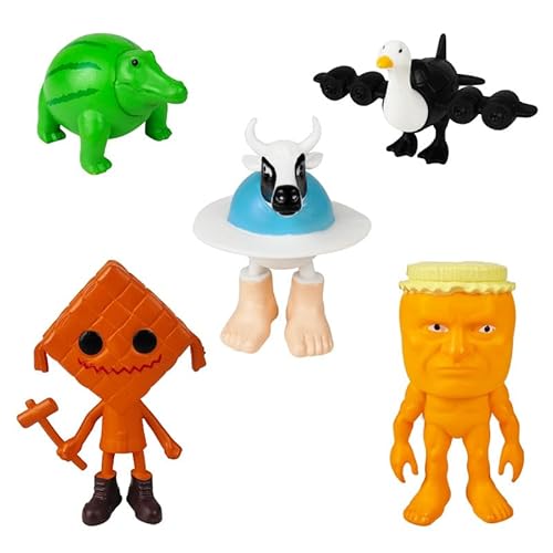 TLXNN 5-teiliges Hirnrottier-Figuren-Set La Vacca Saturno Saturnita Figurine Statue Mini Bombombini Gusini Modell Kuchendekoration Skulptur Sammlerstück Dekoration TLXNN 5-teiliges Hirnrottier-Figuren-Set La Vacca Saturno Saturnita Figurine Statue Mini Bombombini Gusini Modell Kuchendekoration Skulptur Sammlerstück Dekoration von TLXNN
