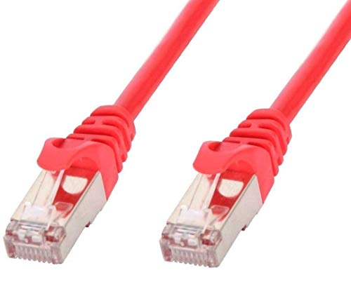 TECHLY PROFESSIONAL 101140 Cat.6 Kupfer Netzwerkkabel SFTP LSZH 1,5m Rot von Techly