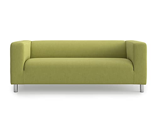 Klippan Loveseat Schonbezug für IKEA 2-Sitzer Klippan Loveseat Sofabezug, Ersatzbezug aus Polyester, Grün von TLY