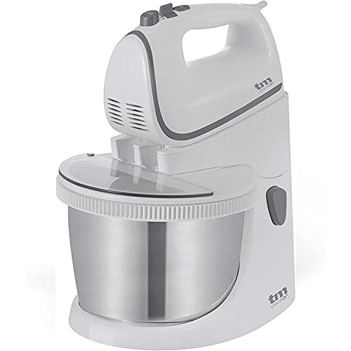 TM Electron TMPBA114 Knetmaschine mit Schüssel 400 W, Kunststoff, Weiß/Edelstahl TM Electron TMPBA114 Knetmaschine mit Schüssel 400 W, Kunststoff, Weiß/Edelstahl von TM Electron