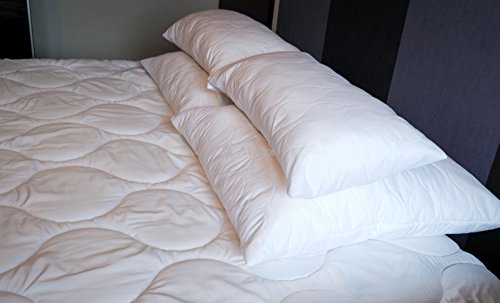 TM Maxx Bettdecke Decke Steppbett Bettwaren Microfaser Soft Dream von Wendre • Auswahl aus 4 Größen und 4 Ausführungen • Weiß (Sommerdecke/Leichtdecke, 200x220cm) von TM Maxx