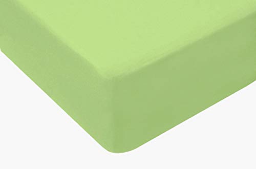 TM Maxx Jersey Spannbettlaken für Baby und Kinder mit Öko-Tex Standard (Limone 034, 60x120) Spannbetttuch aus 100% Baumwolle von TM Maxx