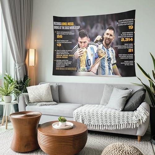TMATUTA FC Lionel-Messi Tapisserie Wandbehang Tapisserie für Wand TMATUTA FC Lionel-Messi Tapisserie Wandbehang Tapisserie für Wand von Cohpoh