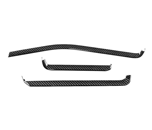Console Panel Dekorabdeckung Für Chevrolet Für C8 Für Corvette Für Z51 2020 2021 2022 Harte Carbon Faser Auto Konsole Dashboard Streifen Abdeckung Trim aufkleber Center Console Panel Dekoration (Colo von TMERIC