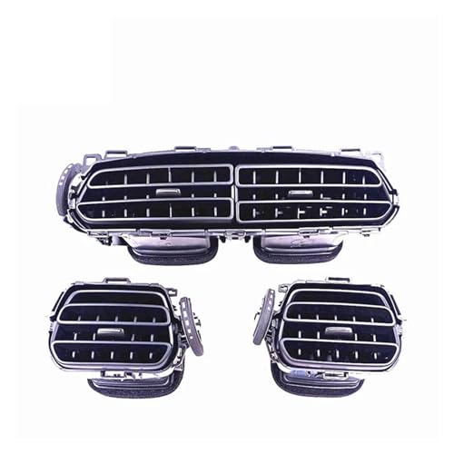 Für Peugeot 301 Für Für C-Elysee Für C3 Für Neue Elysee 2013 - Jetzt Auto Klimaanlage Air Vent Outlet Panel Grill Outlet (Size : A set 3 Pcs) von TMERIC