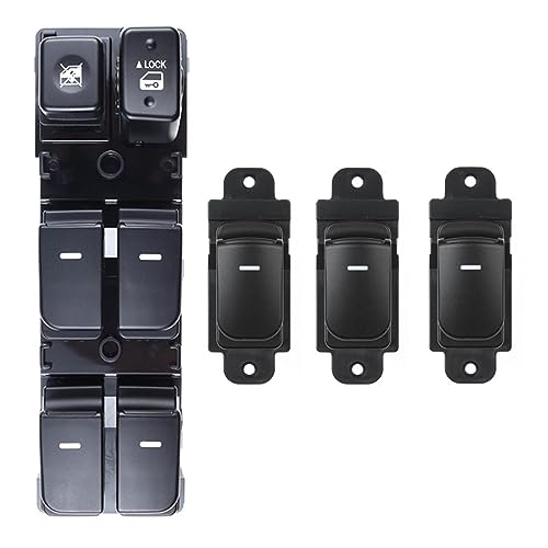 Nsterheber Hauptschalter Für Kia Für FORTE Für Cerato 2010 2011 2012 Elektrische Power Master Fenster Control Heber Schalter 93570-1X000 935701X000 Auto auto Teile Schalter Fensterheber (Size : 4) von TMERIC